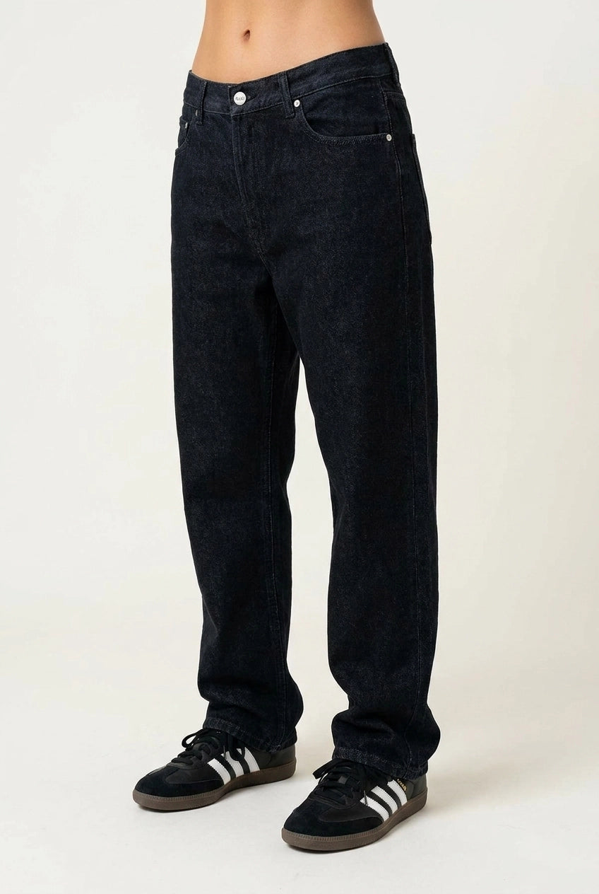 Jeans oversize BENJI - Nero sbiadito