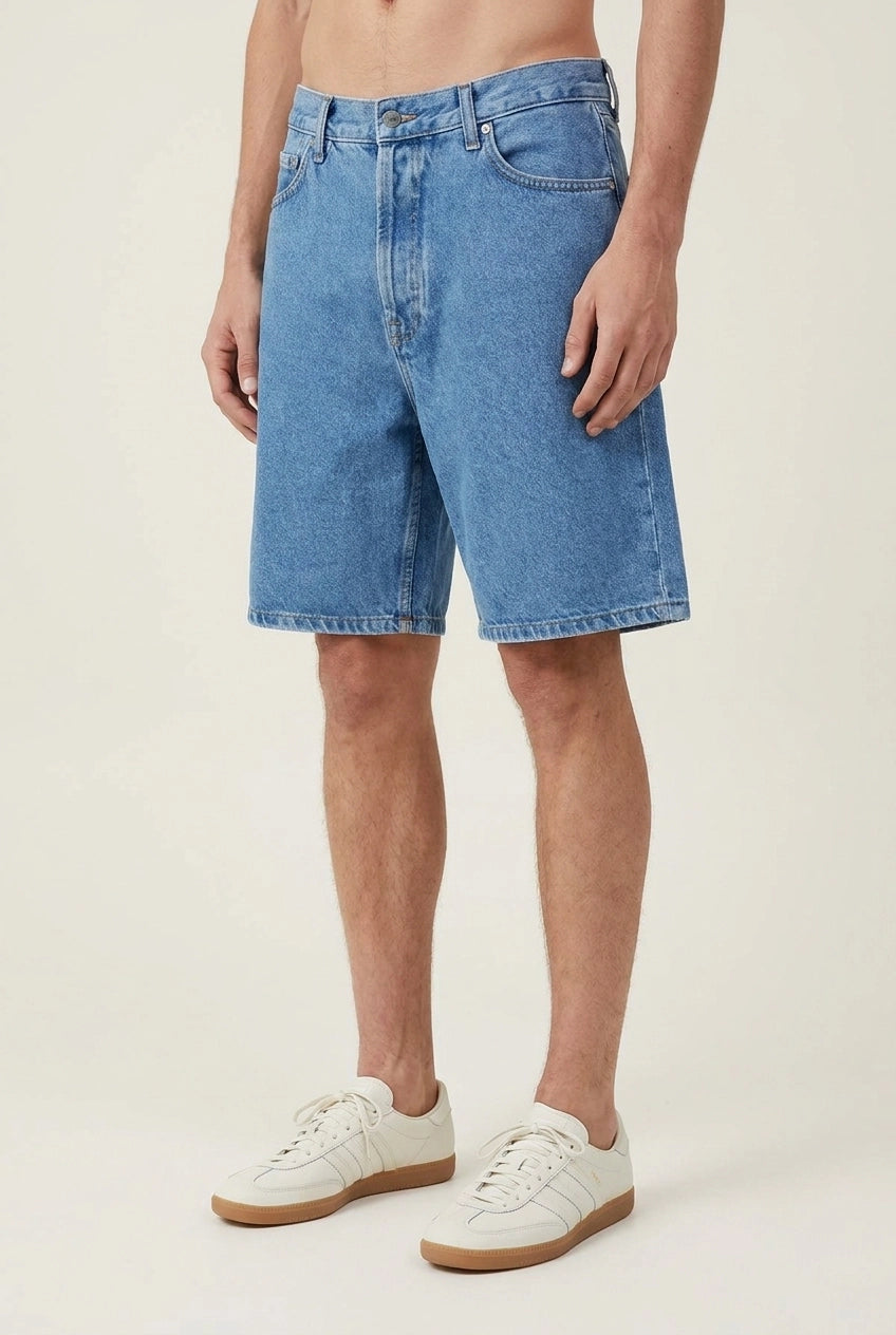 Pantaloncini in denim BLAKE - Blu sbiadito