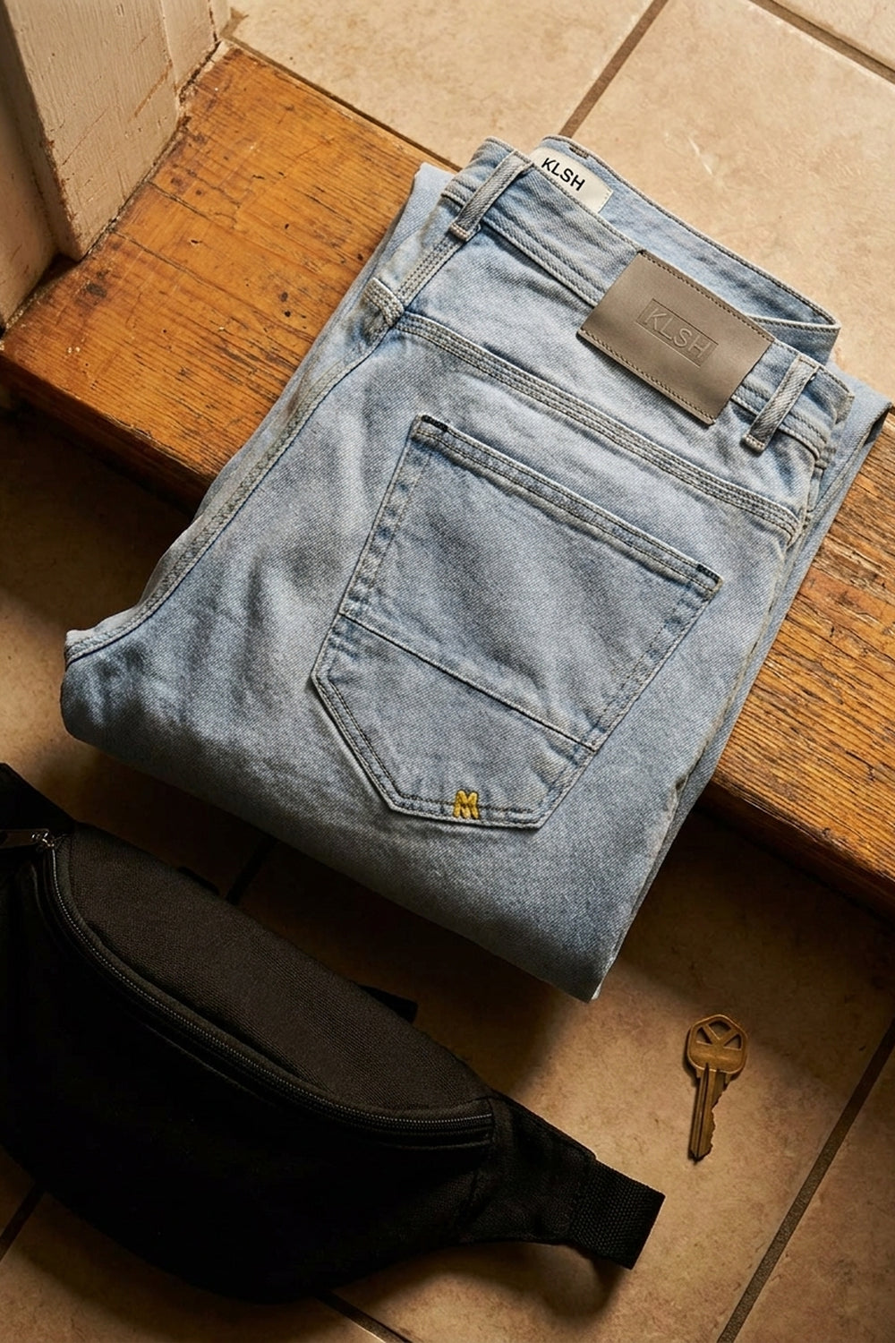 Jeans slim fit MORIS - Cielo sereno