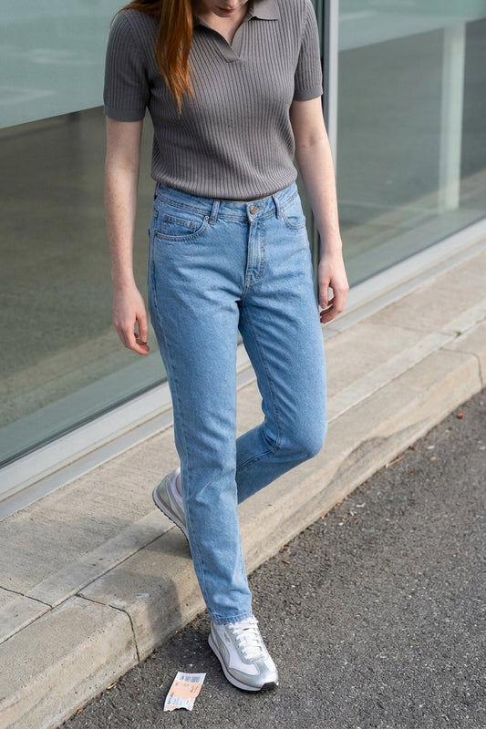 Jeans slim fit MORIS - Blu sbiadito