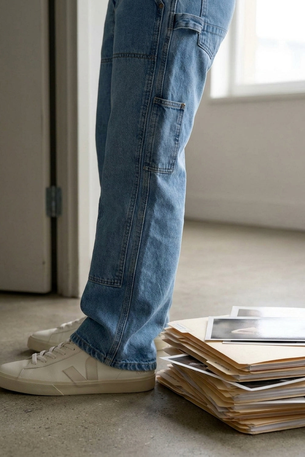 W - WYATT WORKPANT - FADED BLUE