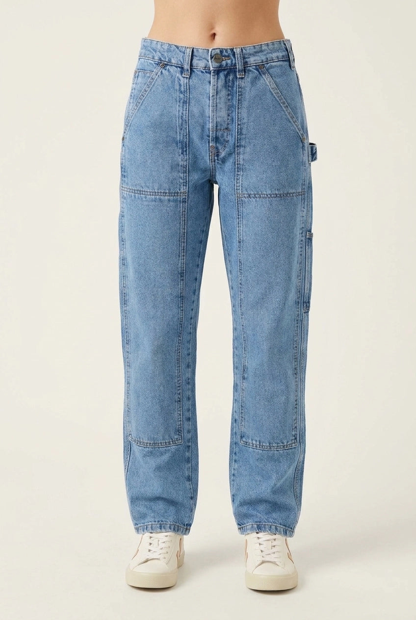 W - WYATT WORKPANT - FADED BLUE