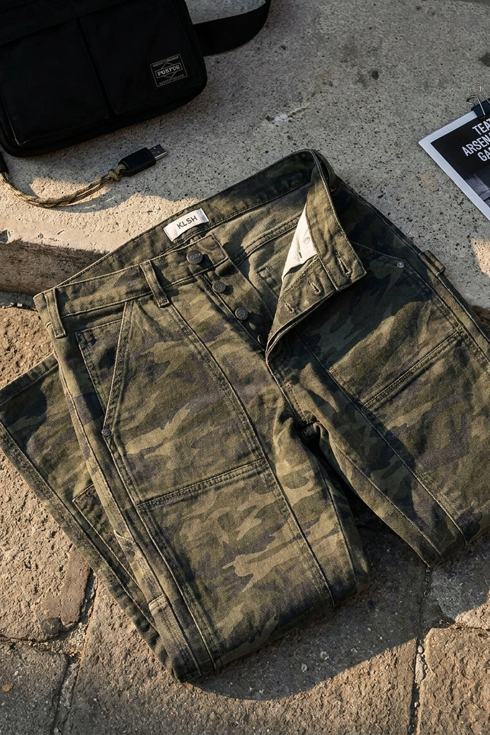 M- WYATT WORKPANT - SPLATTER CAMO