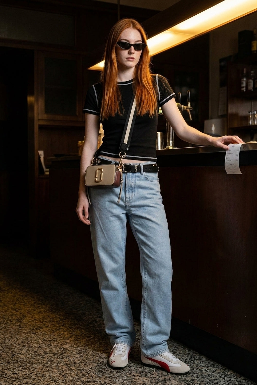 Jeans oversize BENJI - Cielo sereno
