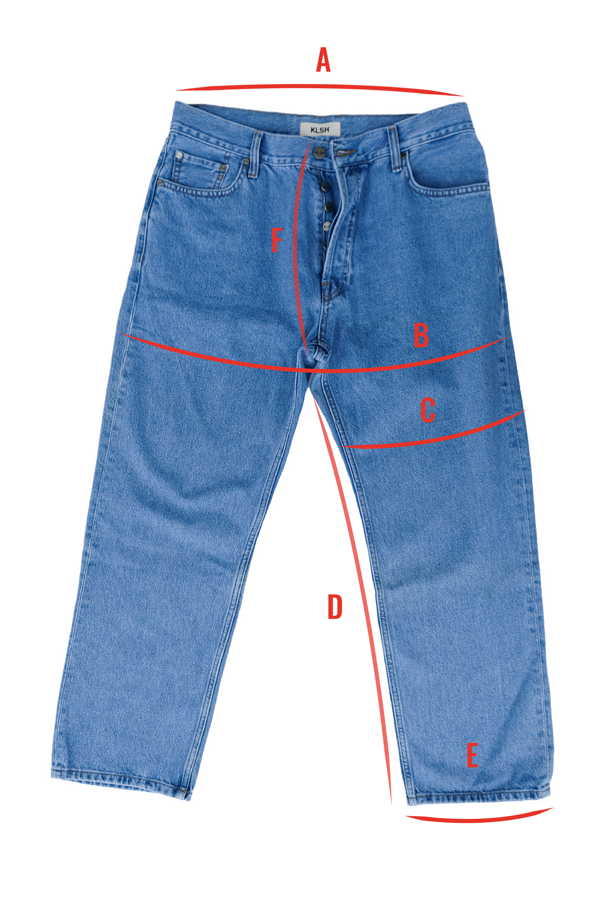 Jeans oversize BENJI - Blu sbiadito