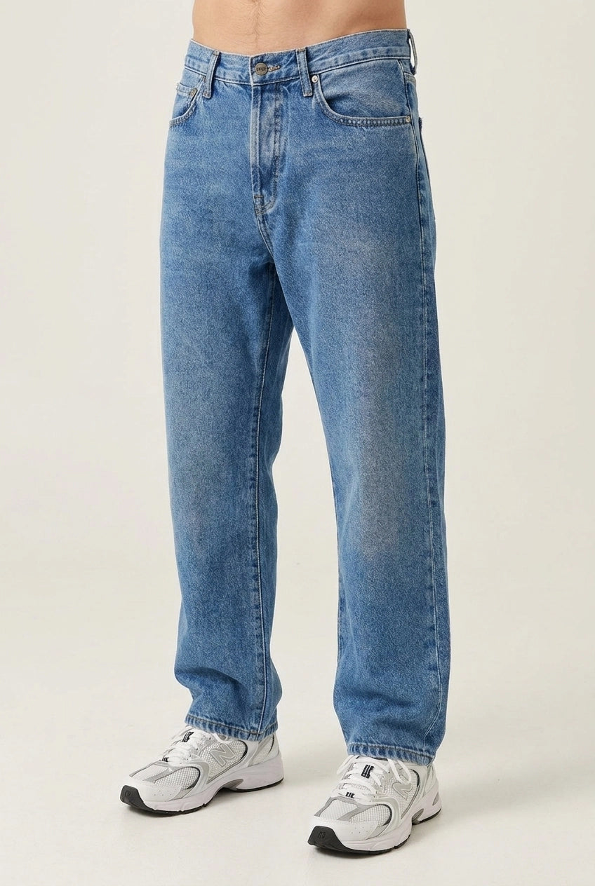 Jeans oversize BENJI - Blu sbiadito