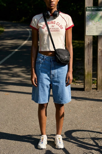 W - BLAKE DENIM SHORTS - FADED BLUE
