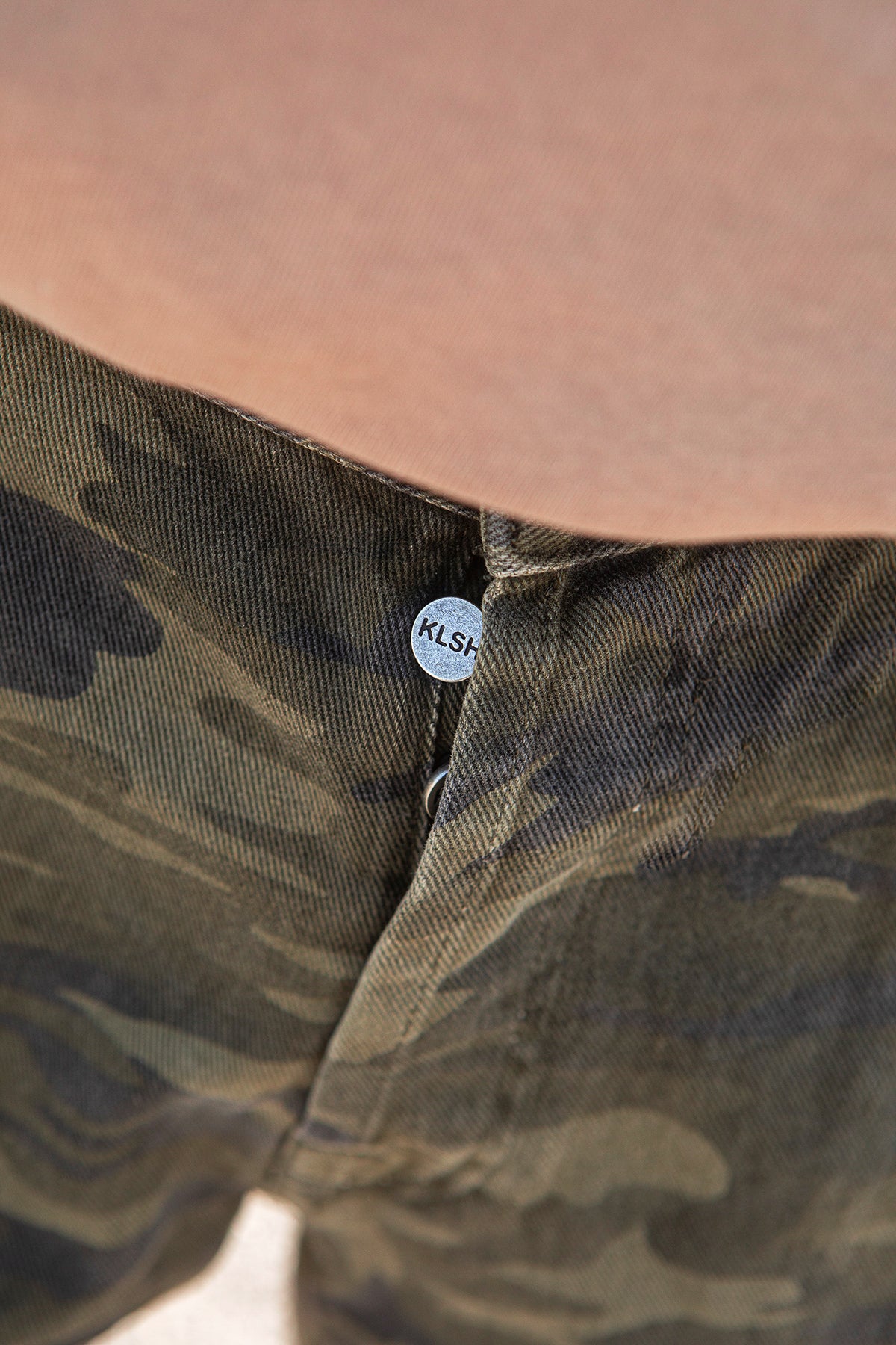 BLAKE Denim Shorts - Splatter Camo