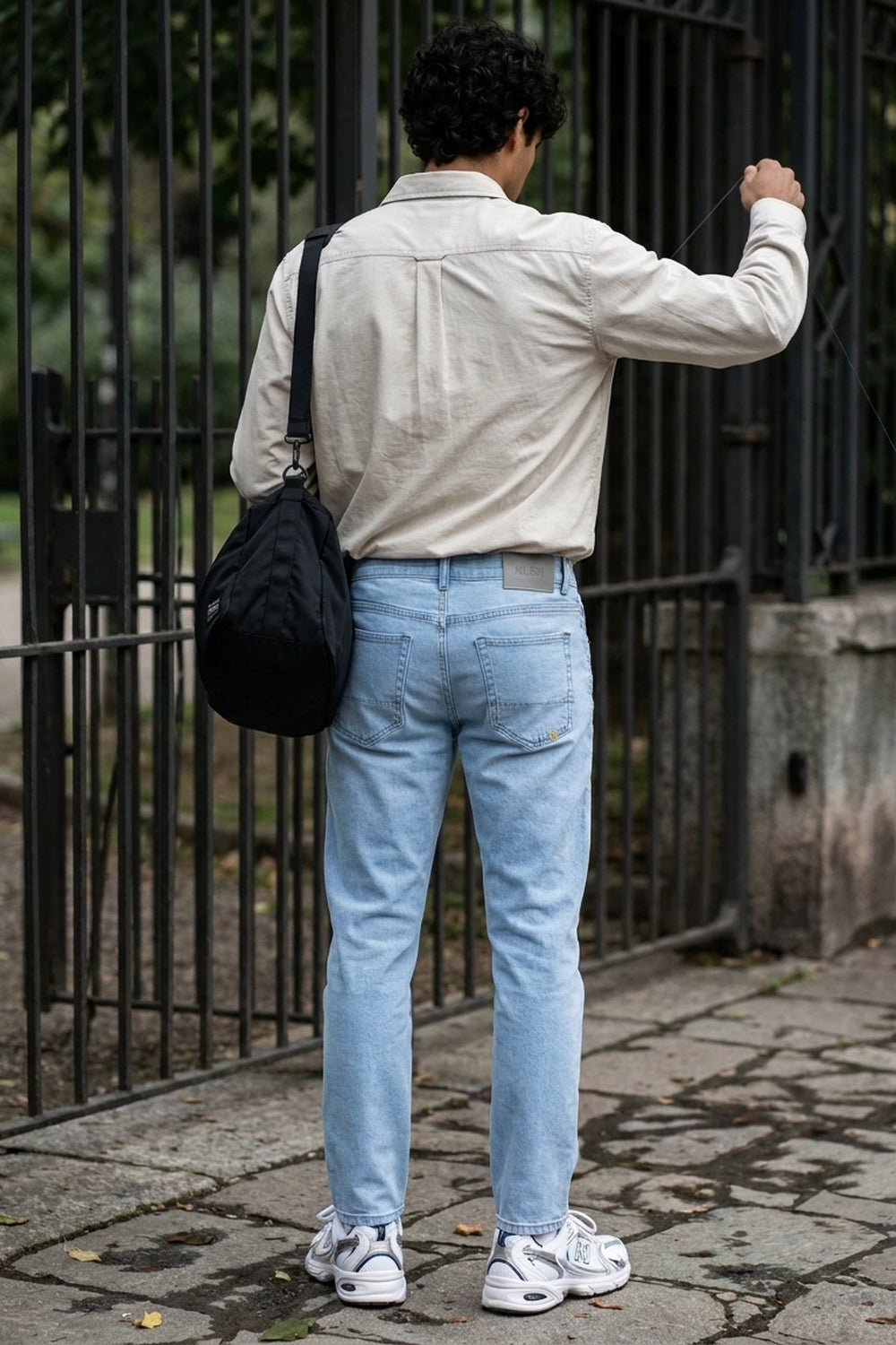 Jeans slim fit MORIS - Cielo trasparente m