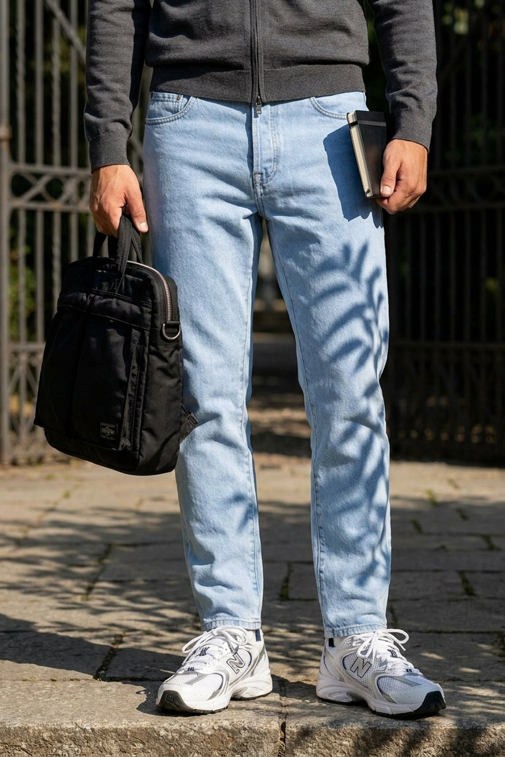 Jeans slim fit MORIS - Cielo trasparente m