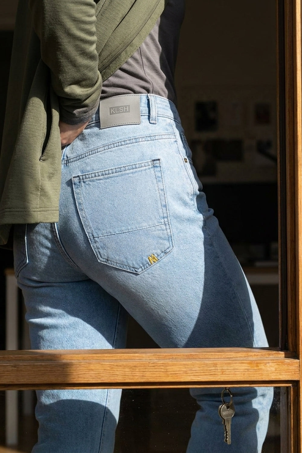 Jeans slim fit MORIS - Cielo sereno