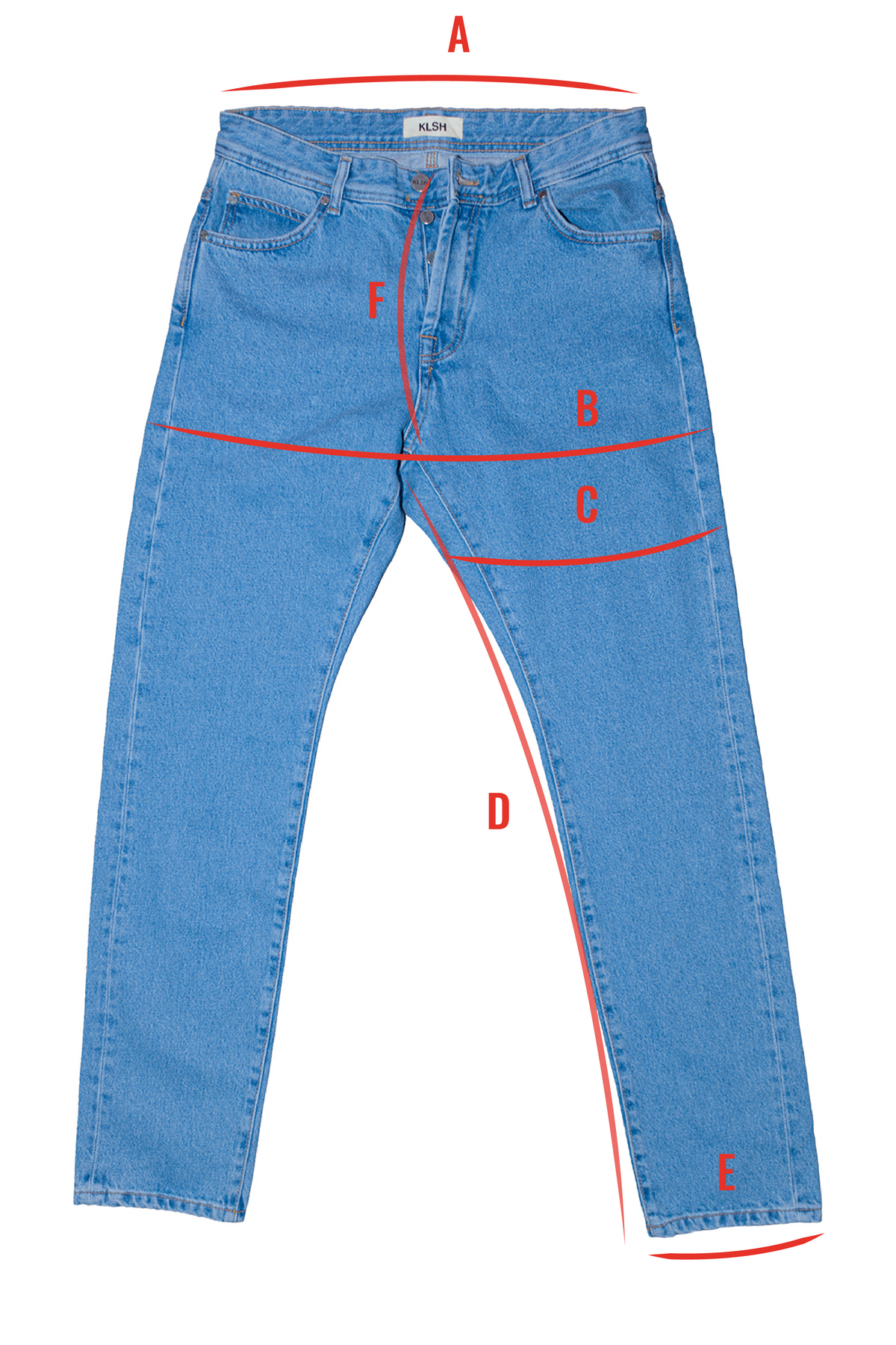 Jeans slim fit MORIS - Blu sbiadito