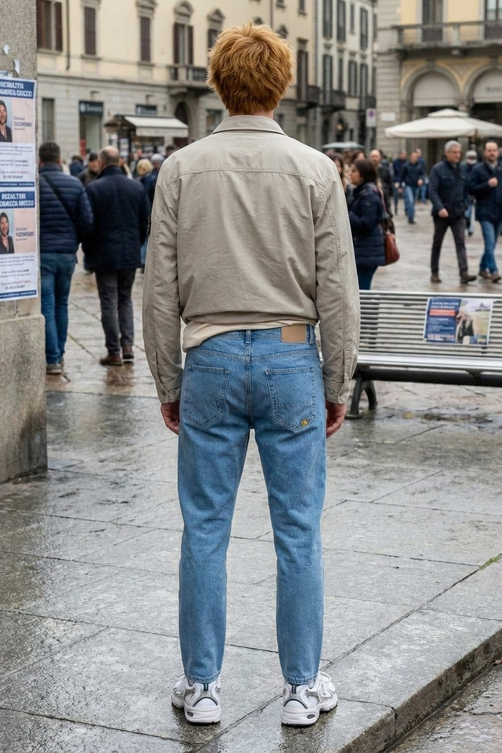 Jeans slim fit MORIS - Blu sbiadito