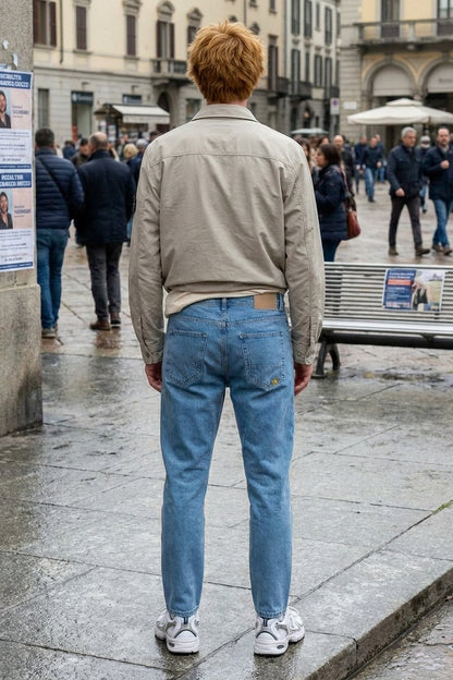 MORIS SLIM FIT JEANS - FADED BLUE