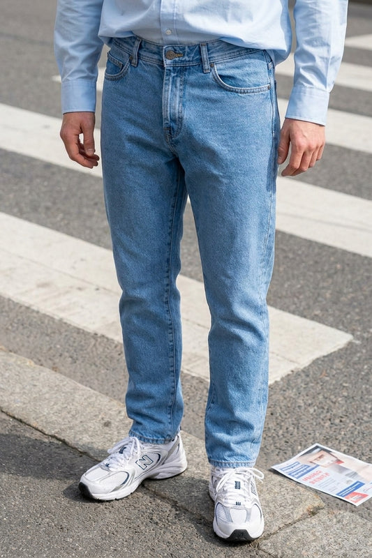 Jeans slim fit MORIS - Blu sbiadito