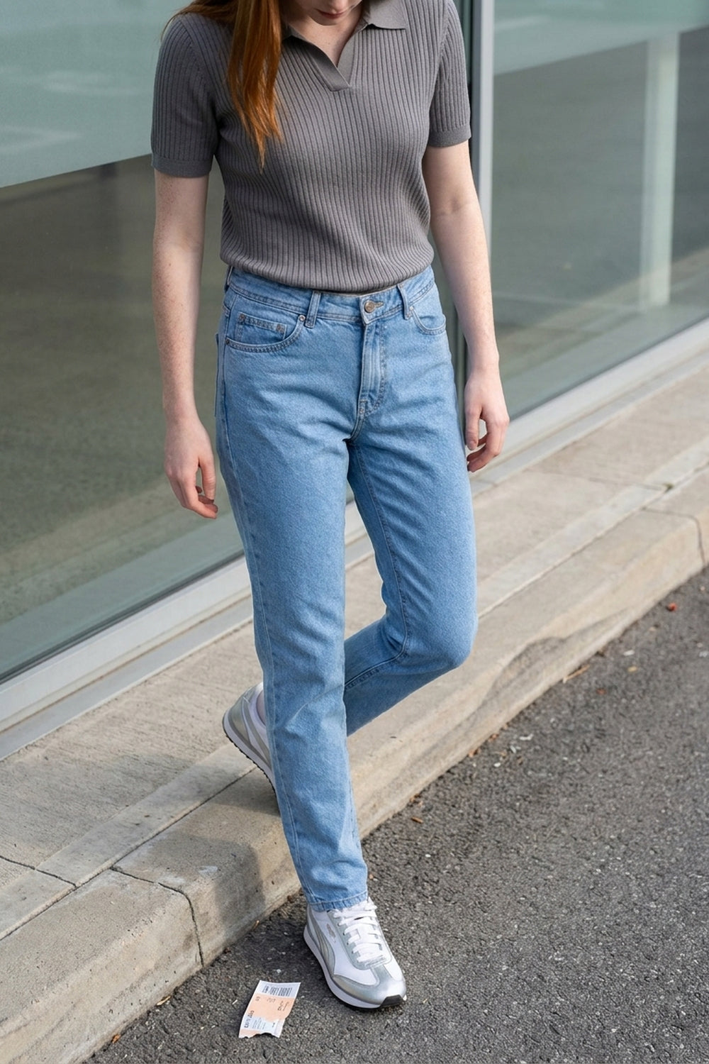 Jeans slim fit MORIS - Blu sbiadito