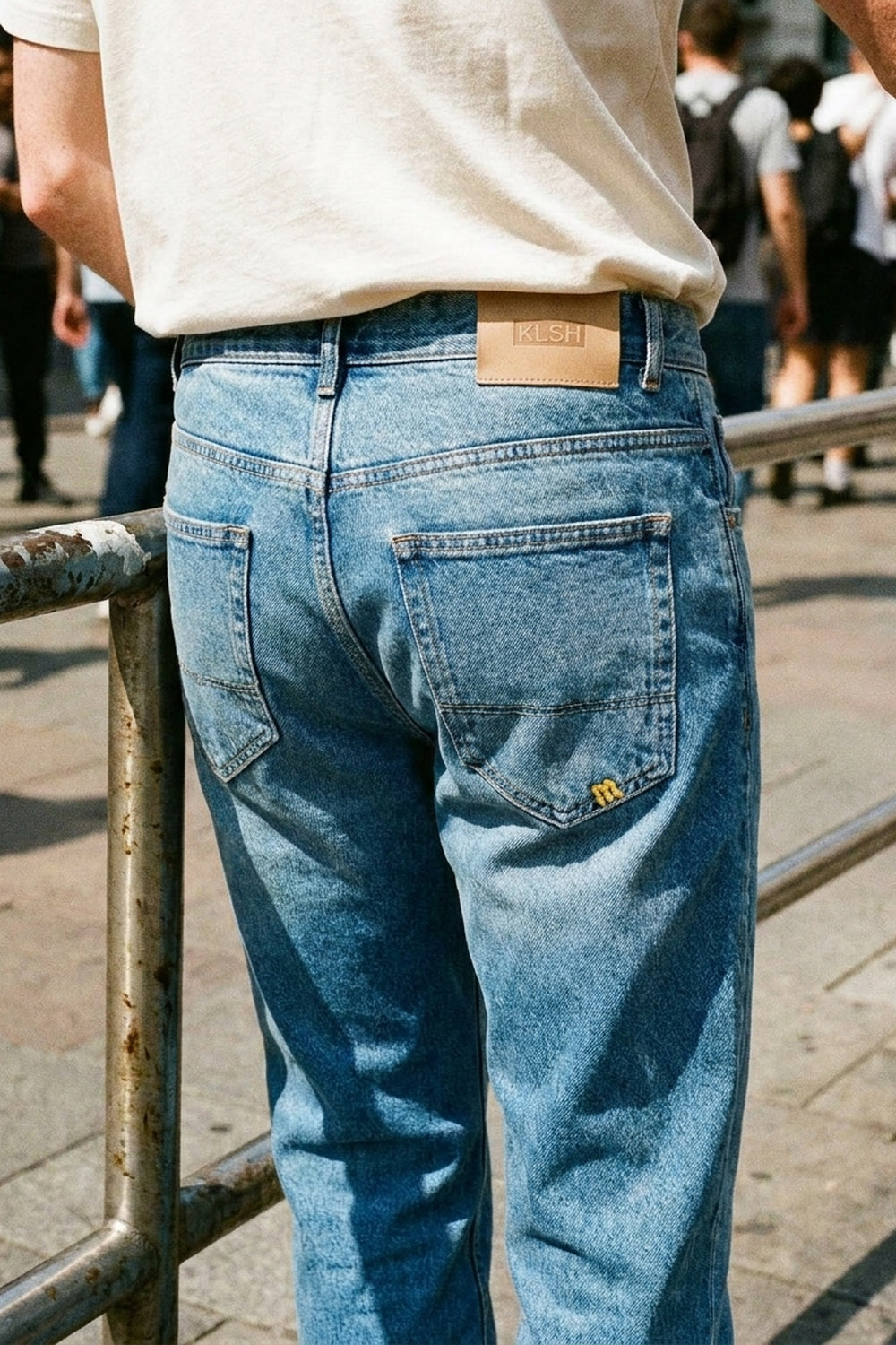 Jeans slim fit MORIS - Blu sbiadito