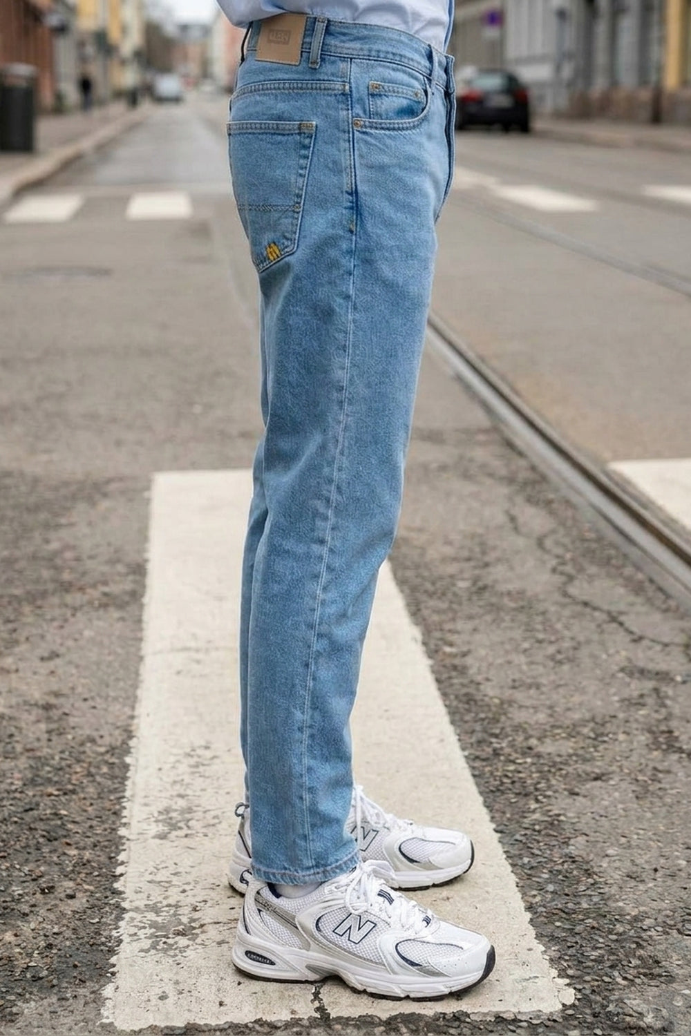 Jeans slim fit MORIS - Blu sbiadito