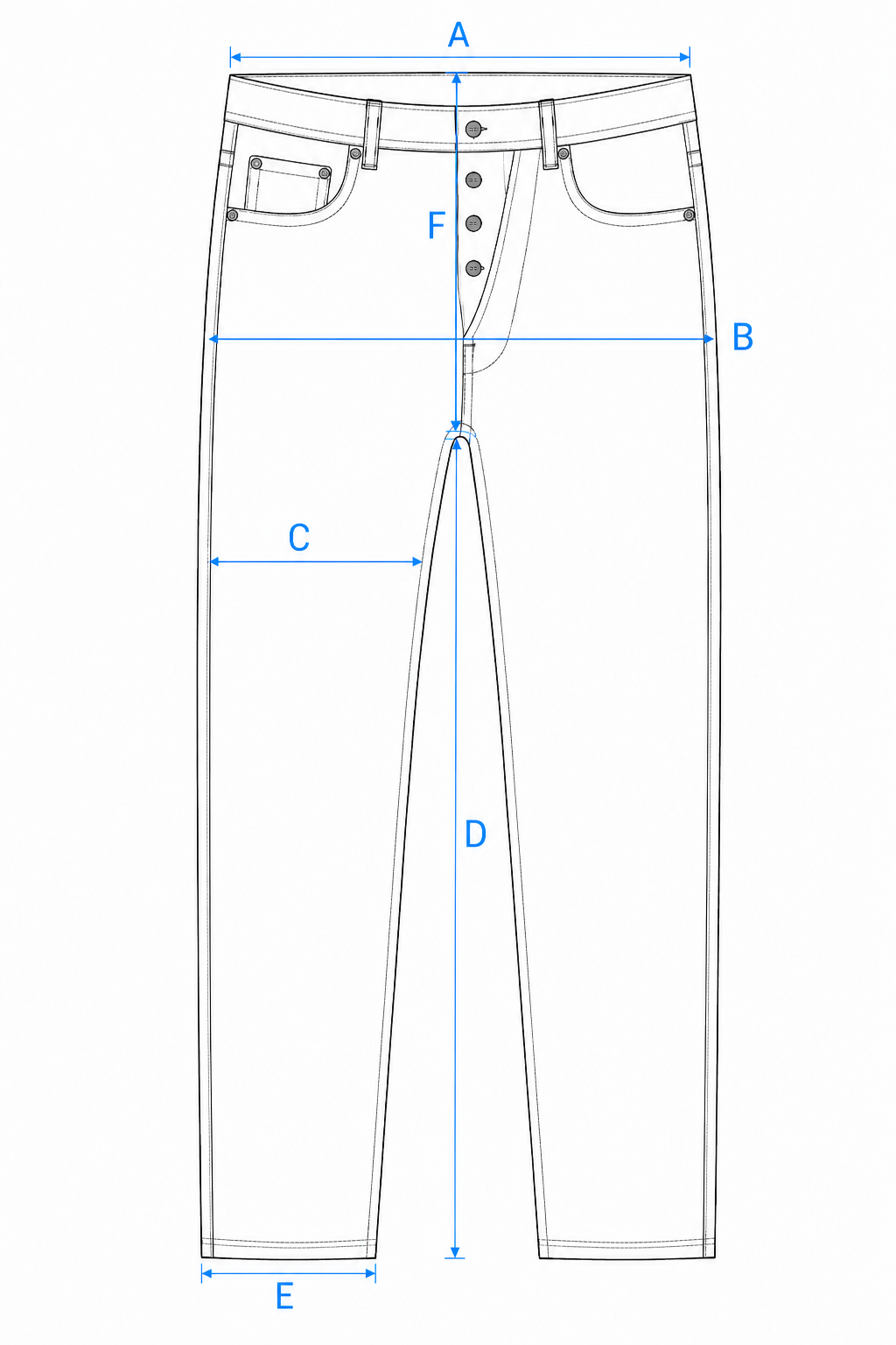 M- MORIS SLIM FIT JEANS - CLEAR SKY