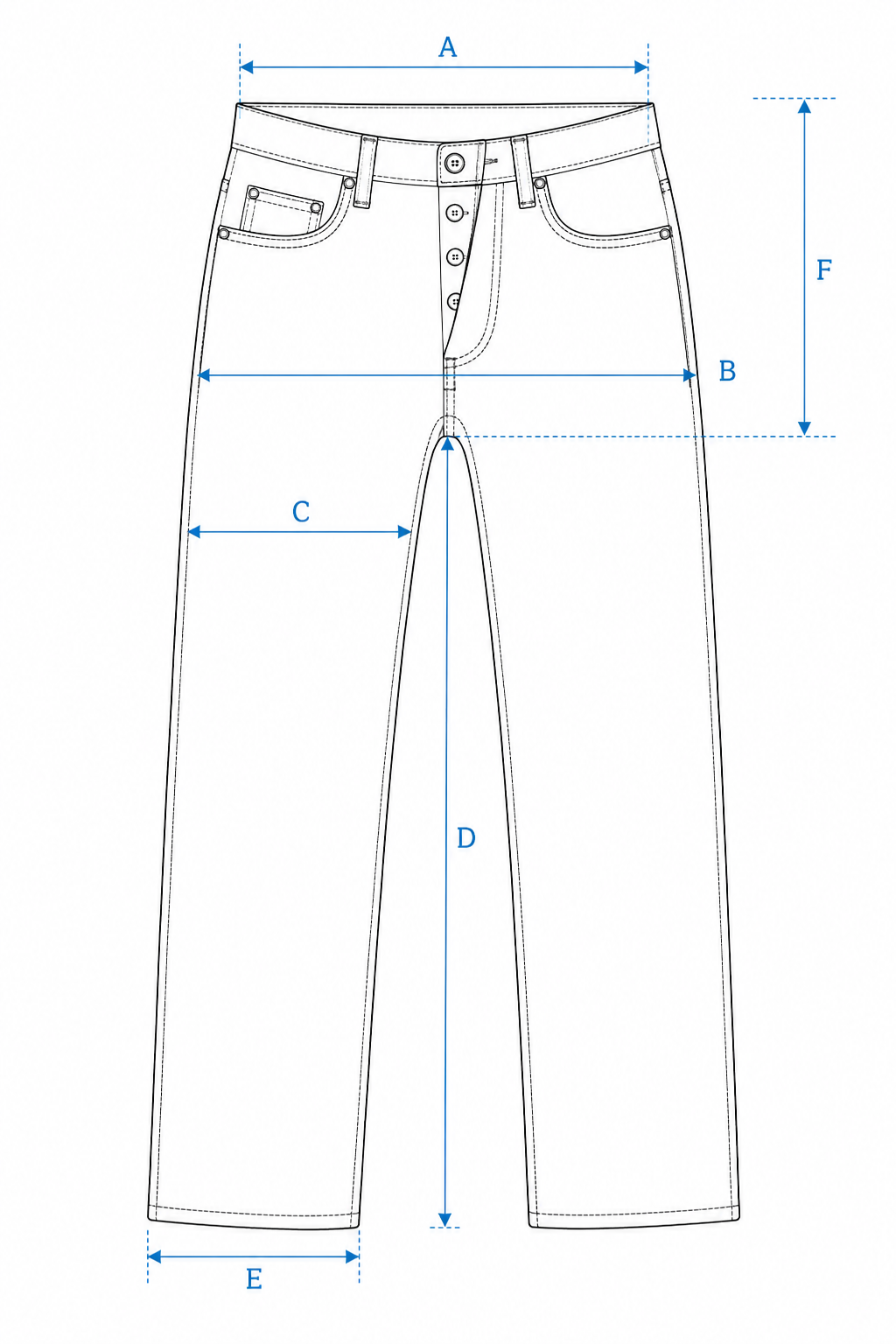 M- RYAN REGULAR FIT JEANS - CLEAR SKY