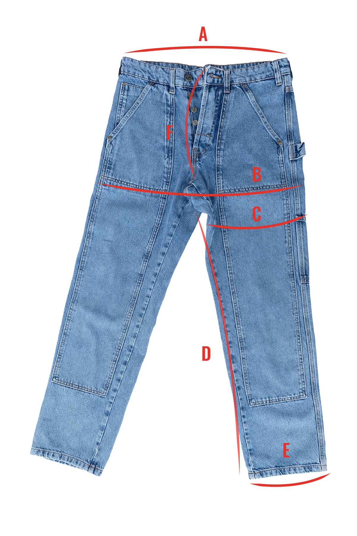 Pantaloni da lavoro WYATT - Blu sbiadito