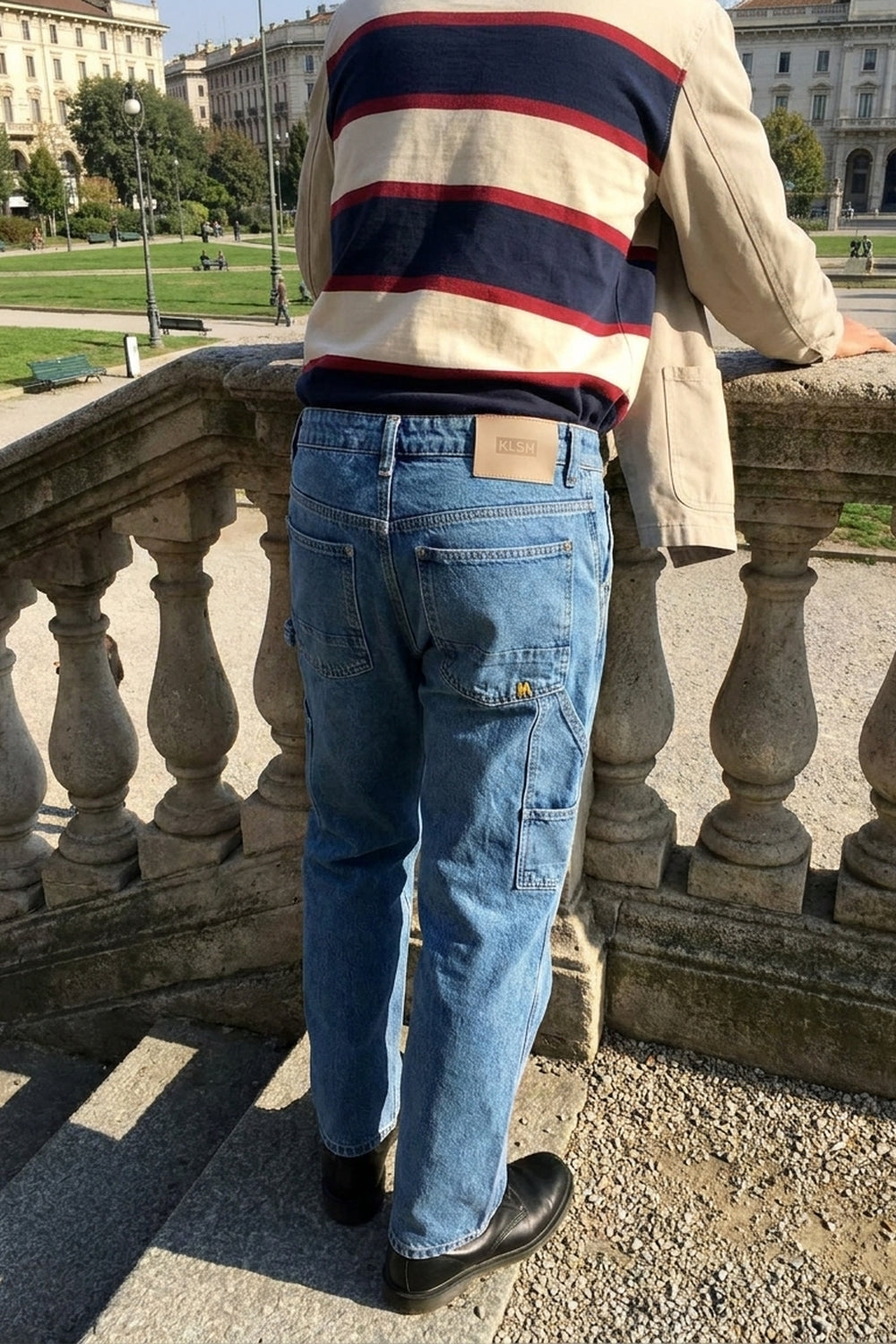 Pantaloni da lavoro WYATT - Blu sbiadito