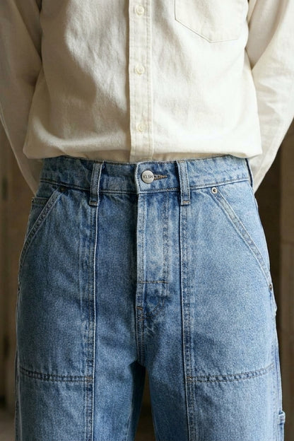 WYATT WORKPANT - FADED BLUE