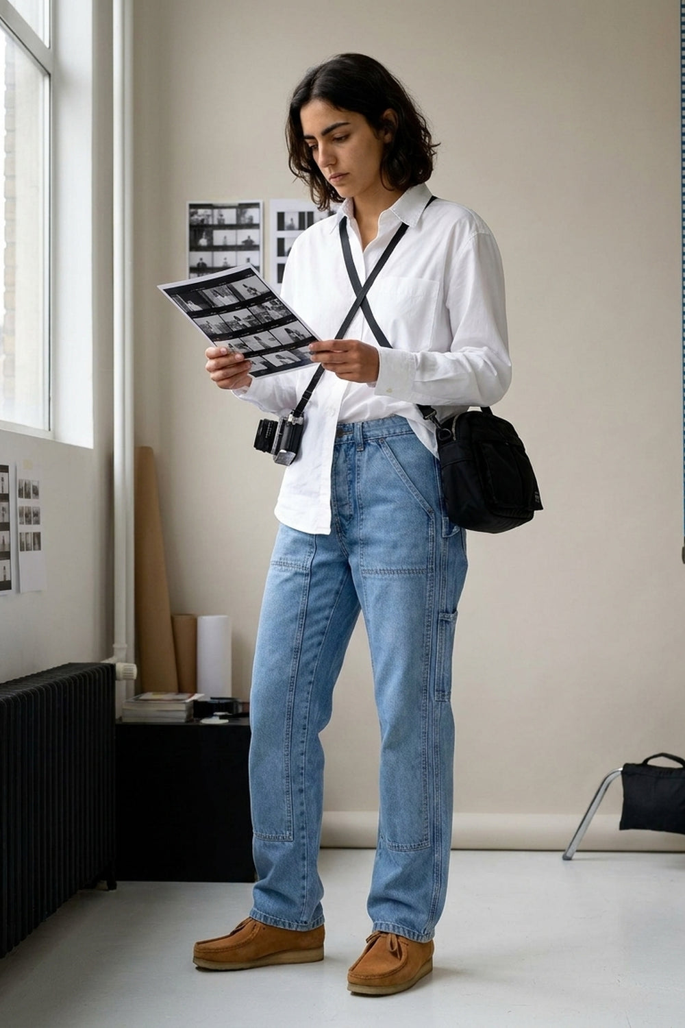 W - WYATT WORKPANT - FADED BLUE