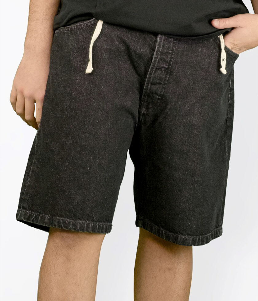 BLAKE Denim Shorts  - Faded Black