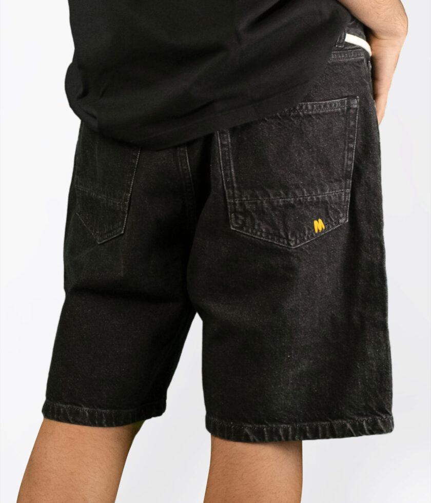 BLAKE Denim Shorts  - Faded Black - Image 2