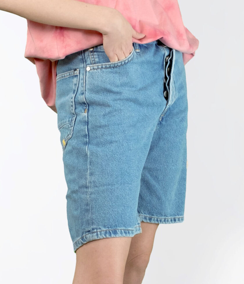 BLAKE  Denim Shorts - Faded Blue