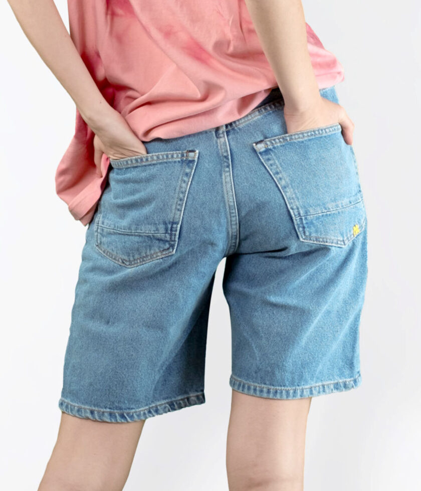 BLAKE  Denim Shorts - Faded Blue - Image 2